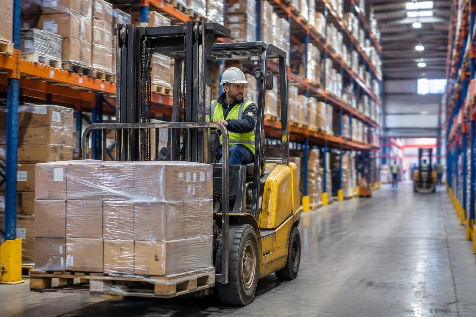 Storage, Warehouse & Logistics team at work